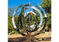 Modern Metal Abstract Stainless Steel Sculpture Artists For Garden Decoration