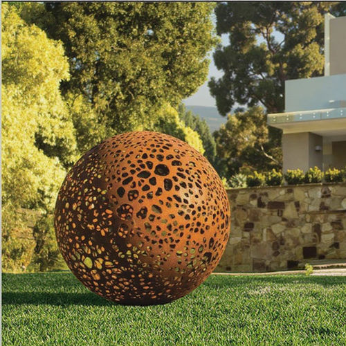 Τελευταίες εταιρικές ειδήσεις για Corten Steel Perforated Sphere