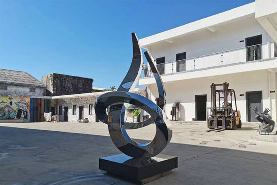 Καλή τιμή. 2M Σύγχρονο καθρέφτη από ανοξείδωτο χάλυβα γυαλισμένο γλυπτό κήπου σε απευθείας σύνδεση