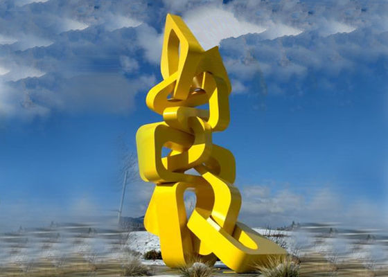 Καλή τιμή. Αστικό μεγάλο αφηρημένο σύγχρονο ύφος γλυπτών μετάλλων για τη μορφή πύργων αρμονίας τοπίων σε απευθείας σύνδεση