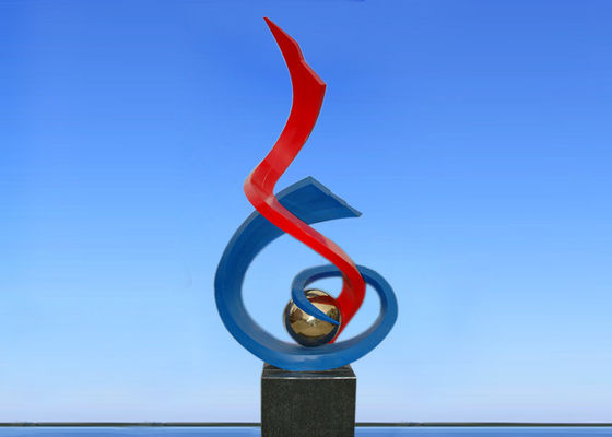 Καλή τιμή. γλυπτό μετάλλων 2.4m καίγοντας χρωματισμένο φανός για Plaza/την τετραγωνική διακόσμηση σε απευθείας σύνδεση