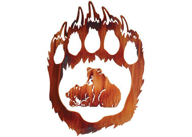 Καλή τιμή. Δύο εύθυμα αντέχουν Cubs τη μοναδική τέχνη τοίχων μετάλλων, γλυπτό ντεκόρ τοίχων μετάλλων σε απευθείας σύνδεση