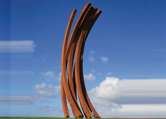 Καλή τιμή. Υπαίθρια γλυπτά μετάλλων σύγχρονης τέχνης γλυπτών μετάλλων φορμών αργίλου 27m ύψος σε απευθείας σύνδεση