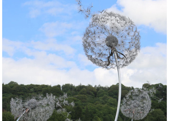 Καλή τιμή. Προσαρμοσμένο Κήπο Δημόσια Μεταλλική Τέχνη Ατσάλι Ατσάλινο Λουλούδι Γλυπτό για εξωτερικούς χώρους σε απευθείας σύνδεση