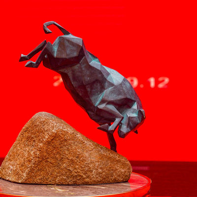 Καλή τιμή. Διακόσμηση Τέχνη Κήπου Χάλκινος Αρχαίος Βύλος Γλυπτό σε απευθείας σύνδεση