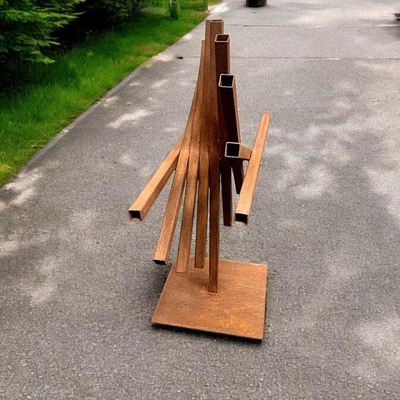 Καλή τιμή. Ανάληψη Εξωτερικού Κήπου Μεταλλική Διακόσμηση Corten Steel Sculpture Μεταλλικό εργοστάσιο σε απευθείας σύνδεση