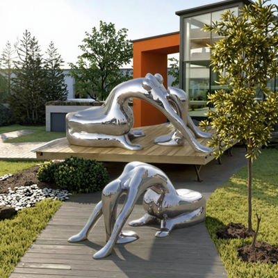 Καλή τιμή. Ανοξείδωτο Ατσάλι Καθρέφτης Κυρία Τέχνη Γλυπτό Αφηρημένο Παραστατικό Εξωτερική Εσωτερική Διακόσμηση σε απευθείας σύνδεση