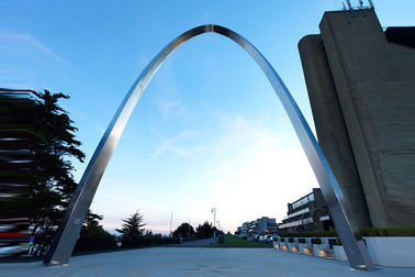 Καλή τιμή. Το σχέδιο αψίδων που γυαλίζεται τελειώνει το γλυπτό μετάλλων ανοξείδωτου για το διάφορο χρώμα σε απευθείας σύνδεση