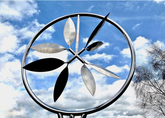 Καλή τιμή. Μετάλλων υπαίθριος διακοσμητικός γλυπτών ανοξείδωτου αέρα κινητικός σύγχρονος σε απευθείας σύνδεση