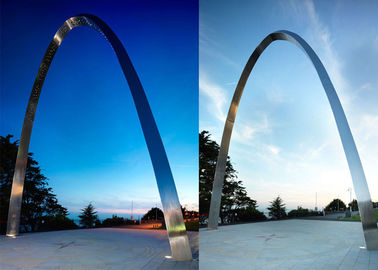 Καλή τιμή. Σύγχρονο υπαίθριο γλυπτό αψίδων γλυπτών ανοξείδωτου για την αστική διακόσμηση σε απευθείας σύνδεση