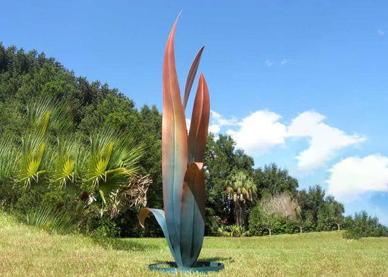 Καλή τιμή. Τα γλυπτά χαλκού για επιχαλκώνουν υπαίθρια το γλυπτό λουλουδιών σε απευθείας σύνδεση