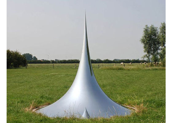 Καλή τιμή. Το μέταλλο διακοσμήσεων κήπων γυάλισε το μεγάλο υπαίθριο γλυπτό πτώσης γλυπτών μετάλλων σε απευθείας σύνδεση