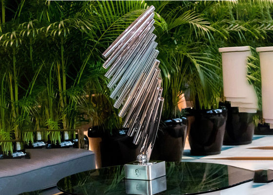 Καλή τιμή. Γλυπτό ανοξείδωτου τέχνης σωλήνων τεχνών επιτραπέζιων μετάλλων εγχώριων ντεκόρ σε απευθείας σύνδεση