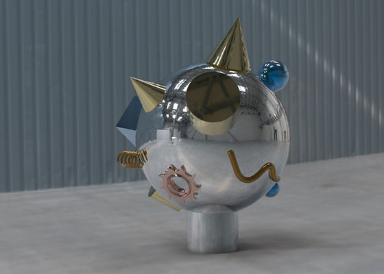 Καλή τιμή. Ο καθρέφτης γυάλισε 316 γλυπτά 100cm τέχνης ανοξείδωτου υψηλά σε απευθείας σύνδεση