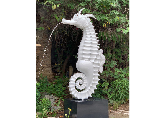 Καλή τιμή. Σύγχρονο Seahorse κήπων γλυπτό φίμπεργκλας πηγών υπαίθριο που προσαρμόζεται σε απευθείας σύνδεση