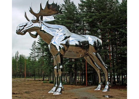 Καλή τιμή. Plaza Or Garden Decoration Mirror Big Horse Γλυπτό από ανοξείδωτο ατσάλι 150cm σε απευθείας σύνδεση