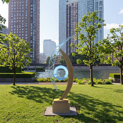 Καλή τιμή. Προσαρμοσμένο Eye Design Corten Steel Sculpture για εξωτερικό κήπο σε απευθείας σύνδεση