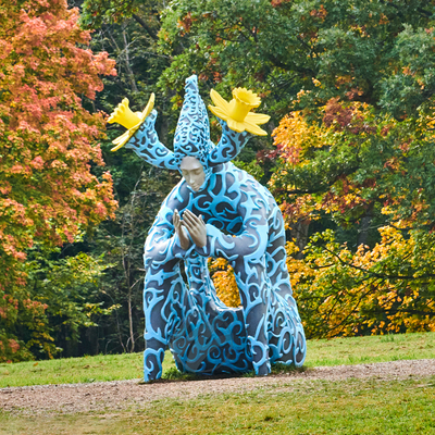 Καλή τιμή. Large Outdoor Botanical Sculpture - Fiberglass Nature-Themed Art Installation for Gardens σε απευθείας σύνδεση