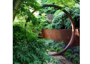 Καλή τιμή. Τα δαχτυλίδια χάλυβα Corten γλυπτών τέχνης μετάλλων διακοσμήσεων κήπων σμιλεύουν 200cm Dia σε απευθείας σύνδεση