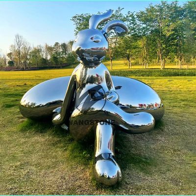 Καλή τιμή. Cartoon Animal Character Sculpture Decoration Stainless Steel Mirror Polished Statue σε απευθείας σύνδεση