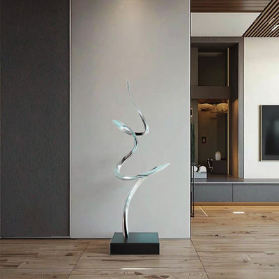 Καλή τιμή. Mirror Polished Modern Abstract Metal Art Sculpture Elegant Luxury Decor for Interior Spaces σε απευθείας σύνδεση