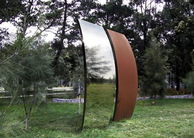 Καλή τιμή. Γλυπτό χάλυβα Corten τέχνης κήπων, αρθ. γλυπτών μετάλλων 200cm ύψος σε απευθείας σύνδεση