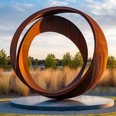 Καλή τιμή. Διακοσμητικά Δαχτυλίδια από Corten Steel για Εξωτερικούς Χώρους ή Κήπο σε απευθείας σύνδεση