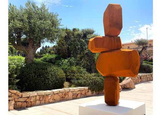 Καλή τιμή. Σκουριασμένα Corten γλυπτά κήπων μετάλλων αφηρημένα σε απευθείας σύνδεση